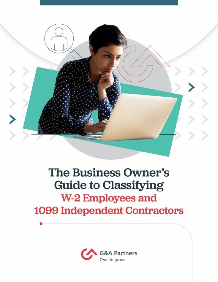 Cover image of The Business Owner's Guide to Classifying w-2 Employees and 1099 Independent Contractors