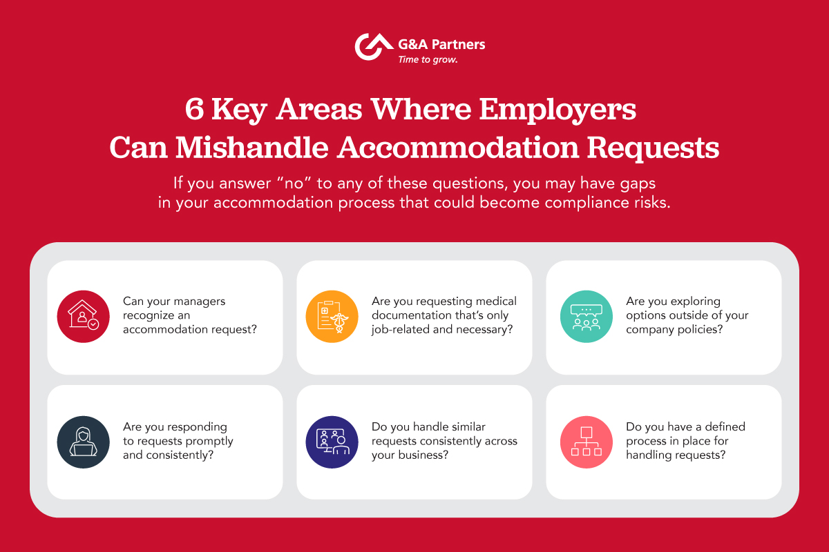 6 Key Areas Where Employers Often Mishandle Accommodation Requests