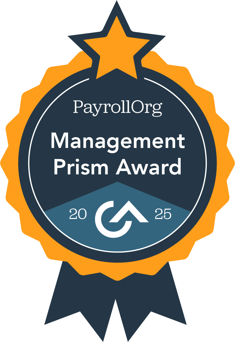 PayrollOrg Management Prism Award 2025