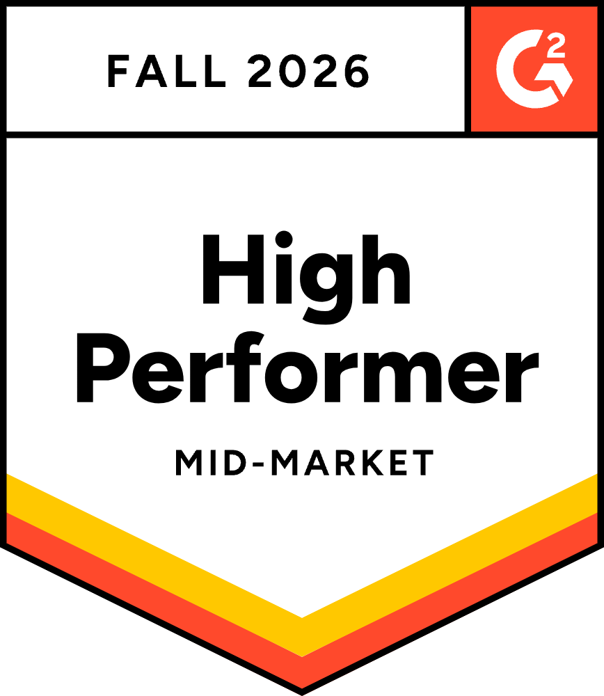 G2 Fall 2026: High Performer - Mid-Market