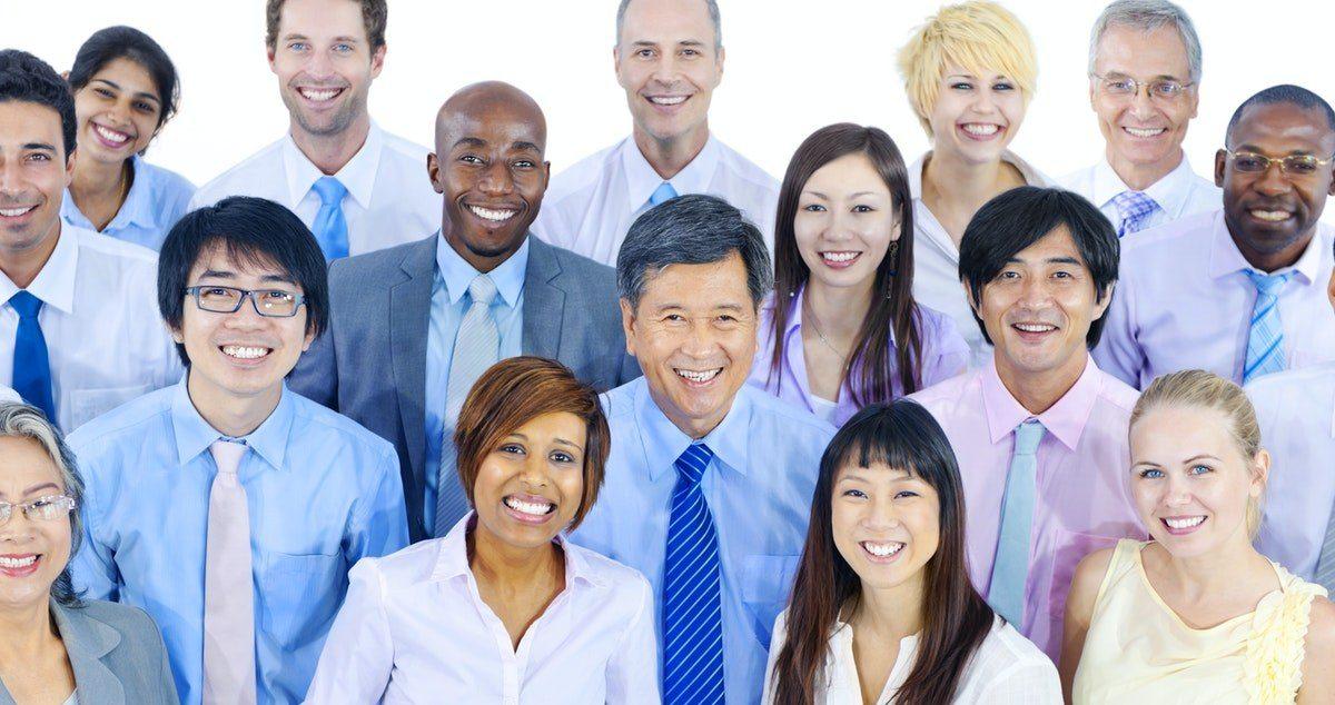 diverse corporate team