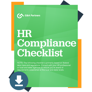HR Compliance Checklist 300
