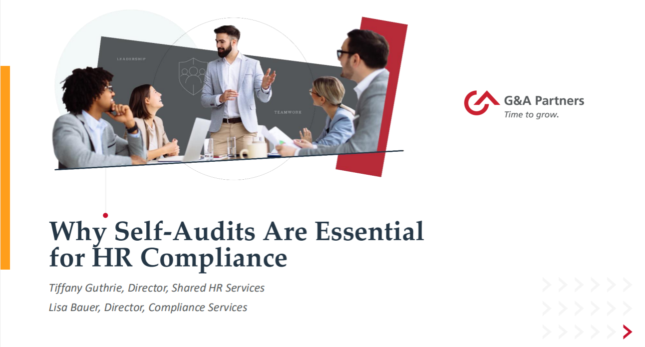 Webinar Recap: Why Self-Audits Are Essential for HR Compliance
