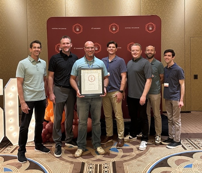 Representatives from G&A Partners' Utah office attended the August 26 ceremony to receive the 2026 Fast 50 List honor.