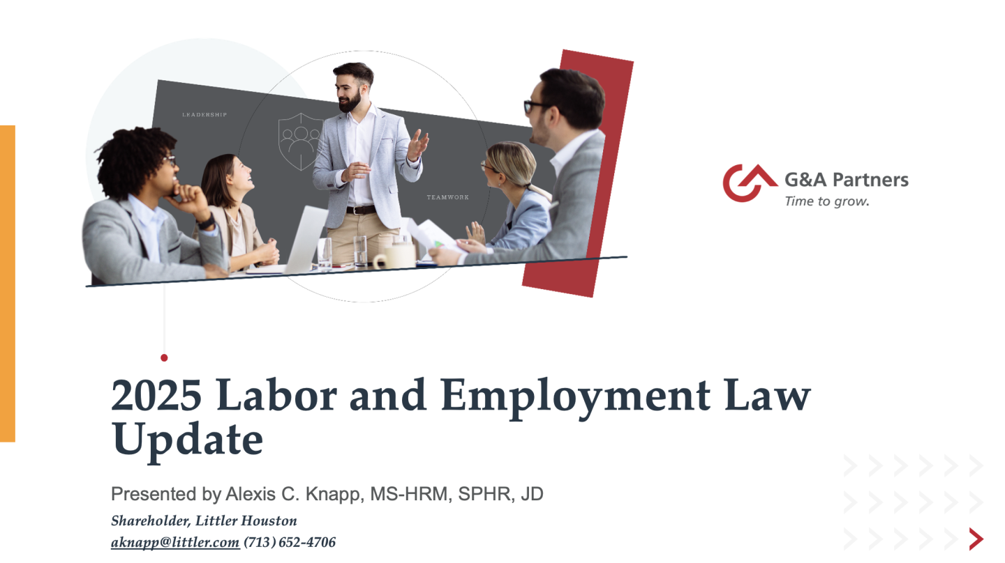 Exploring Labor Law Developments and Challenges in 2025