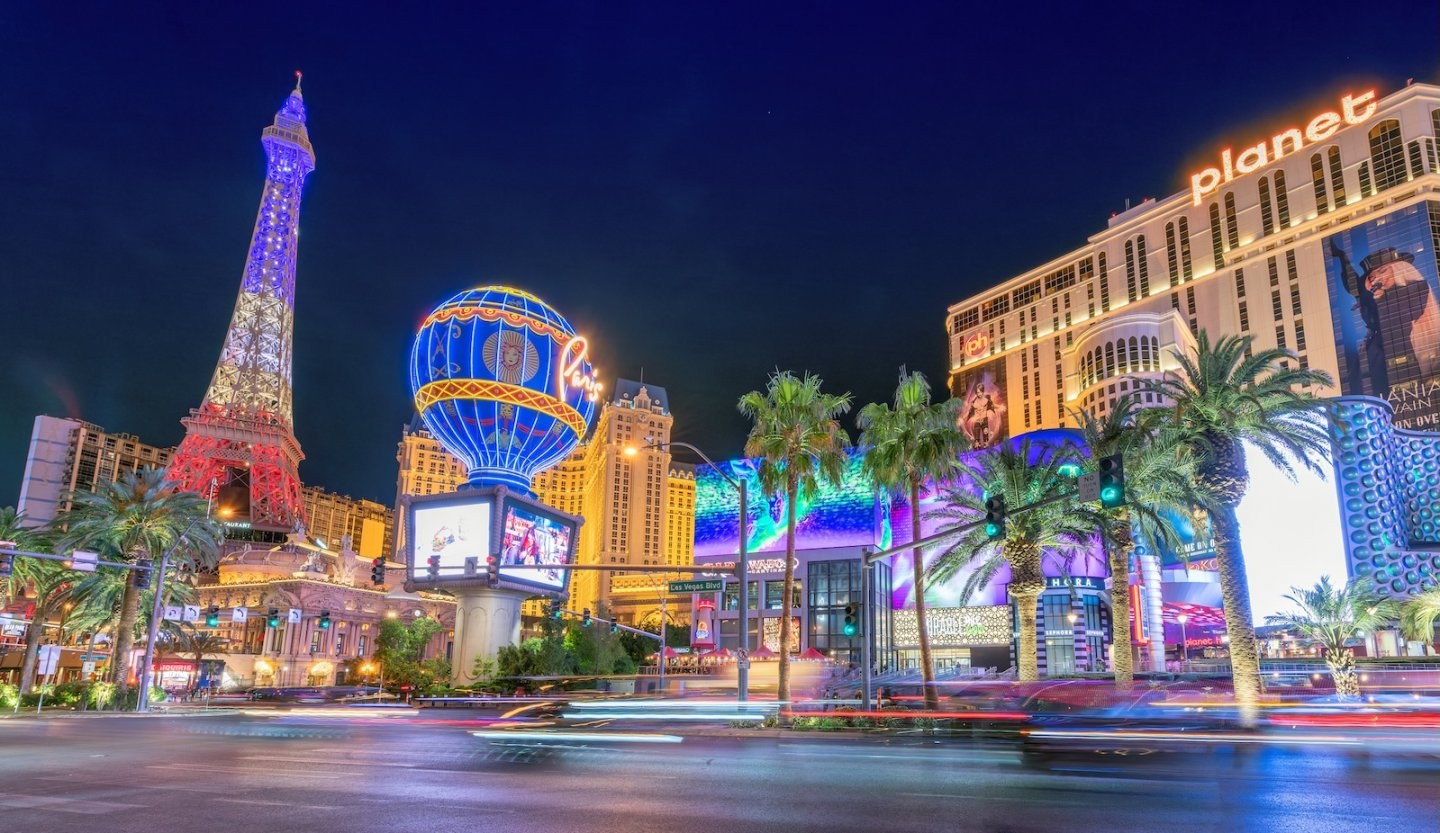Las Vegas, NV at night